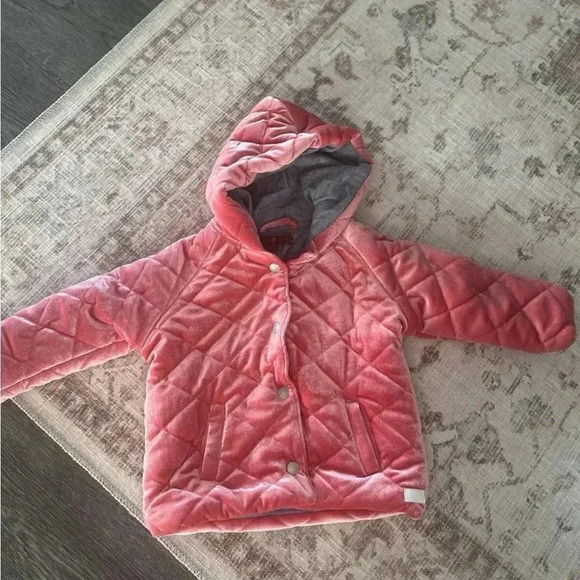 7 for all mankind girls velvet pink jacket 2T - Picture 1 of 7